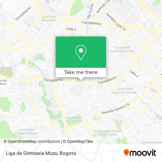 Liga de Gimnasia Muzu map