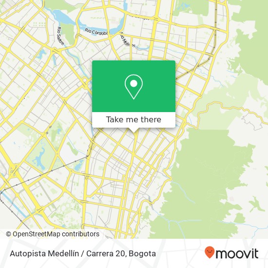 Autopista Medellín / Carrera 20 map