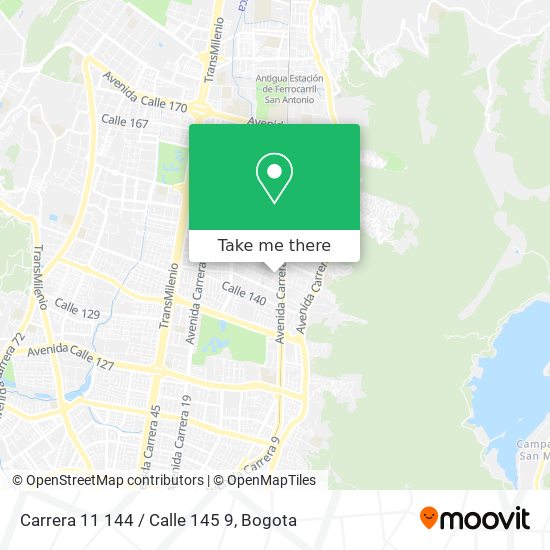 Carrera 11 144 / Calle 145 9 map