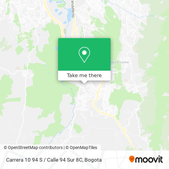 Carrera 10 94 S / Calle 94 Sur 8C map