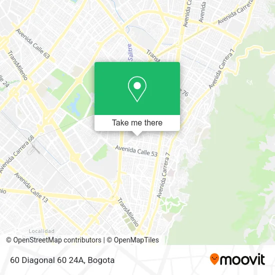 Mapa de 60 Diagonal 60 24A