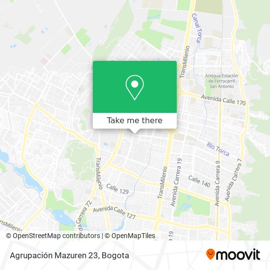 Mapa de Agrupación Mazuren 23