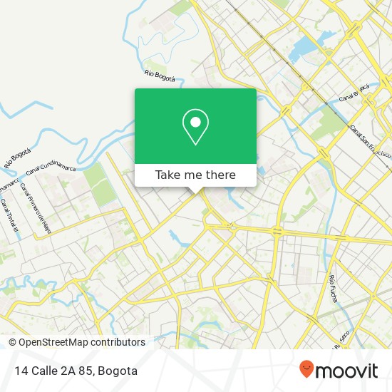 14 Calle 2A 85 map