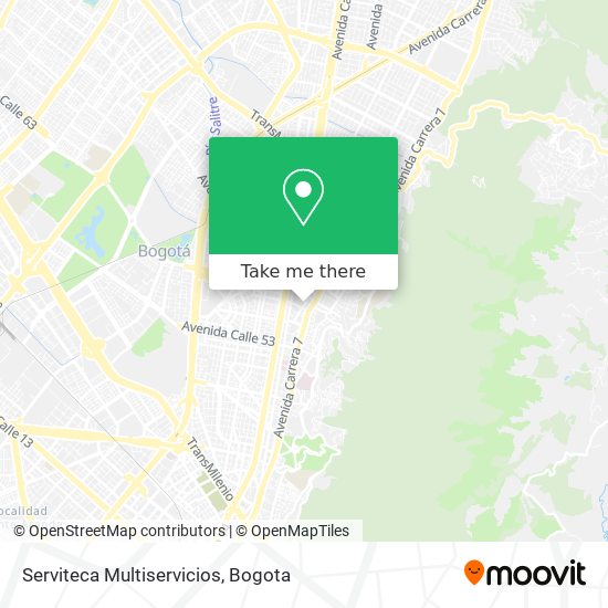 Serviteca Multiservicios map