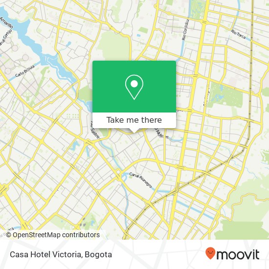Casa Hotel Victoria map