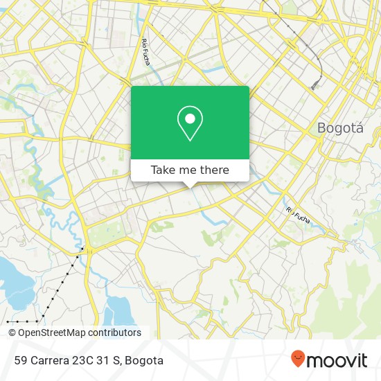 Mapa de 59 Carrera 23C 31 S