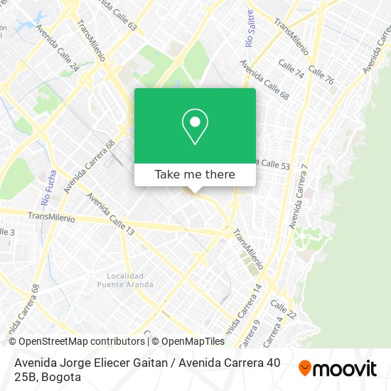 Avenida Jorge Eliecer Gaitan / Avenida Carrera 40 25B map