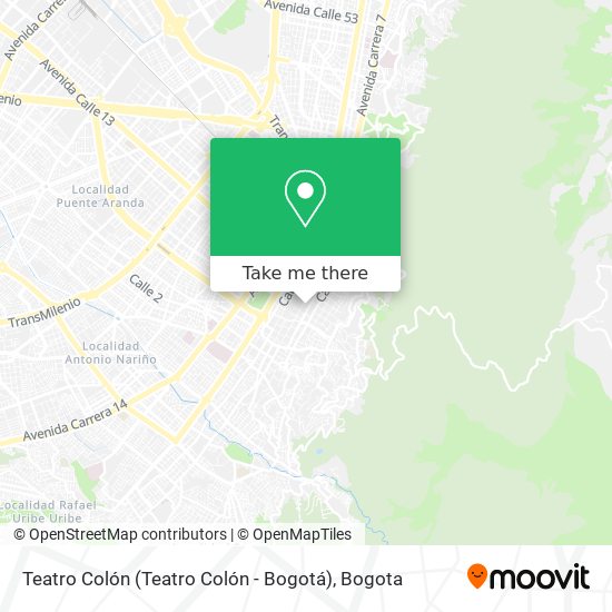 Teatro Colón (Teatro Colón - Bogotá) map