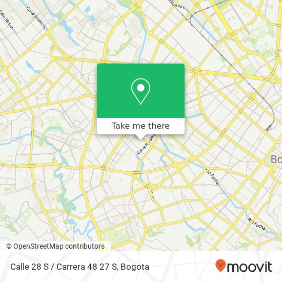 Calle 28 S / Carrera 48 27 S map