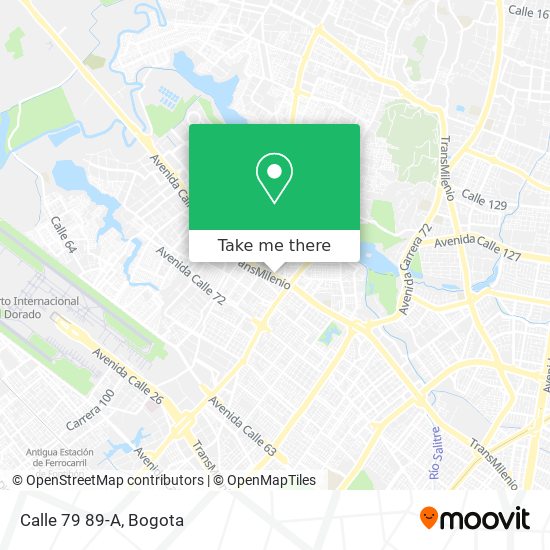 Calle 79 89-A map