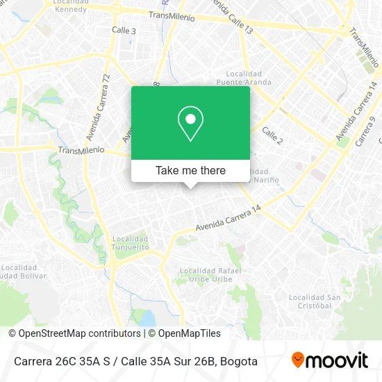 Carrera 26C 35A S / Calle 35A Sur 26B map