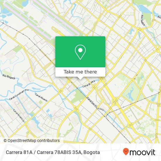 Carrera 81A / Carrera 78ABIS 35A map