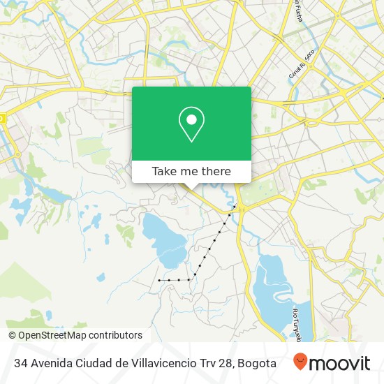 Mapa de 34 Avenida Ciudad de Villavicencio Trv 28