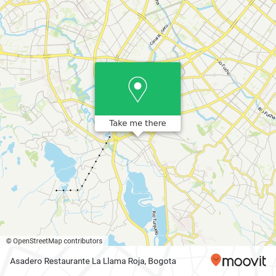 Asadero Restaurante La Llama Roja map