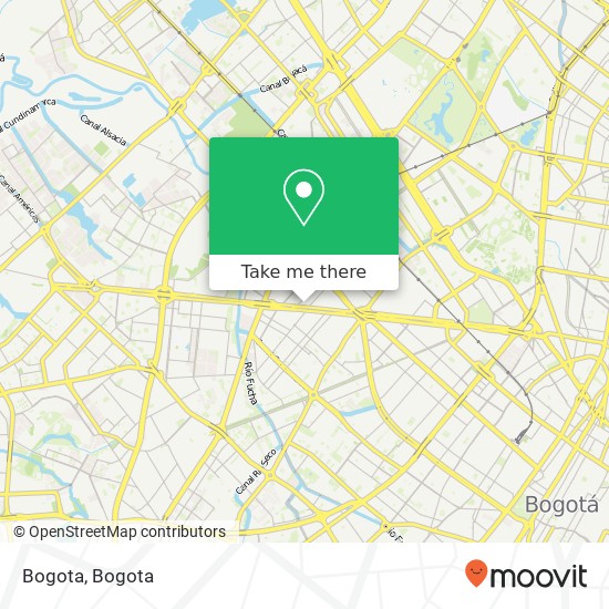 Bogota map