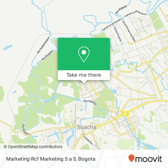 Marketing-Rcf Marketing S a S map