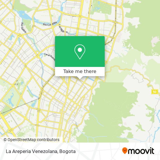 La Areperia Venezolana map