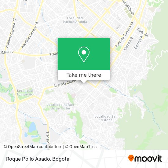 Roque Pollo Asado map
