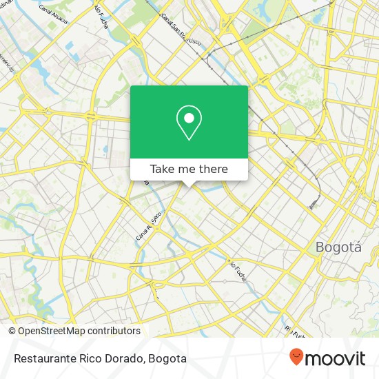 Restaurante Rico Dorado map