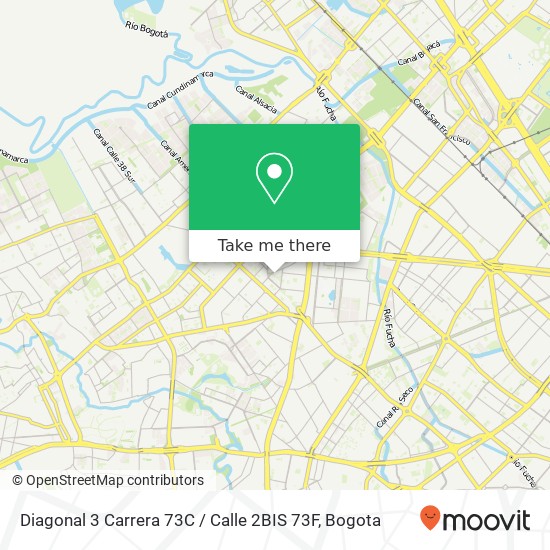 Diagonal 3 Carrera 73C / Calle 2BIS 73F map