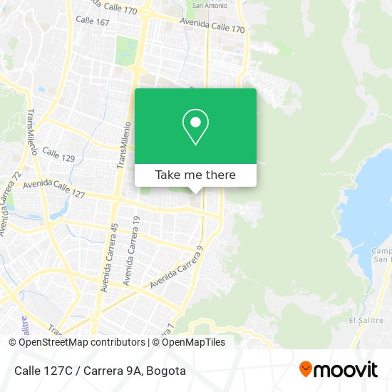 Calle 127C / Carrera 9A map