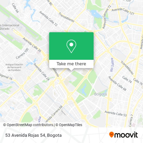 Mapa de 53 Avenida Rojas 54