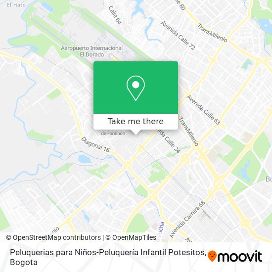 Peluquerias para Niños-Peluquería Infantil Potesitos map
