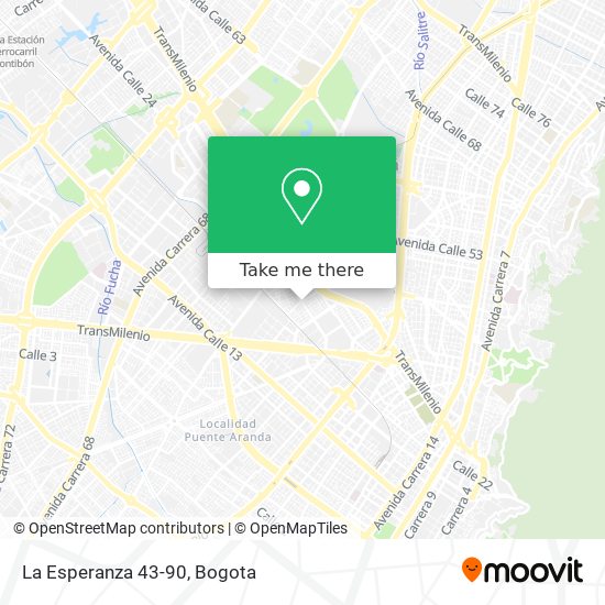 Mapa de La Esperanza 43-90