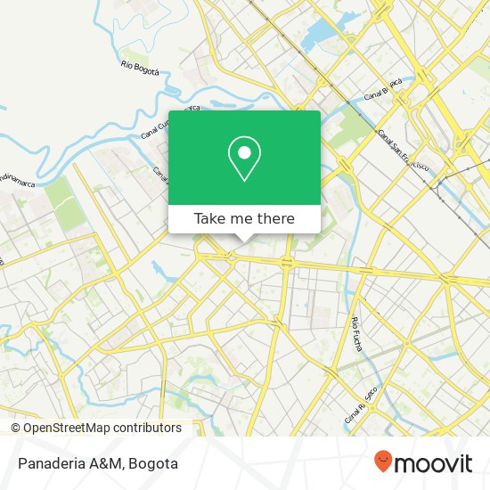 Panaderia A&M map