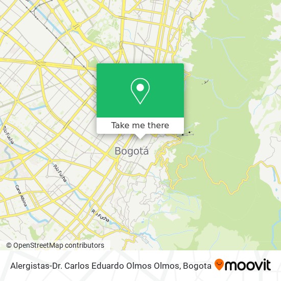 Alergistas-Dr. Carlos Eduardo Olmos Olmos map