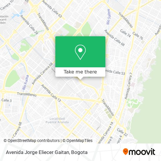 Avenida Jorge Eliecer Gaitan map