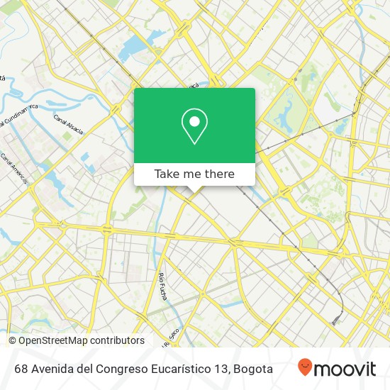 68 Avenida del Congreso Eucarístico 13 map