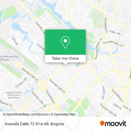 Mapa de Avenida Calle 72 81A-48