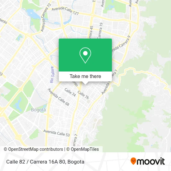Calle 82 / Carrera 16A 80 map