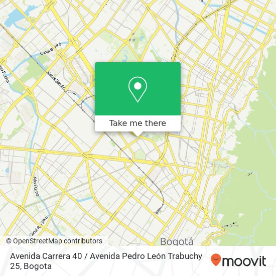 Mapa de Avenida Carrera 40 / Avenida Pedro León Trabuchy 25