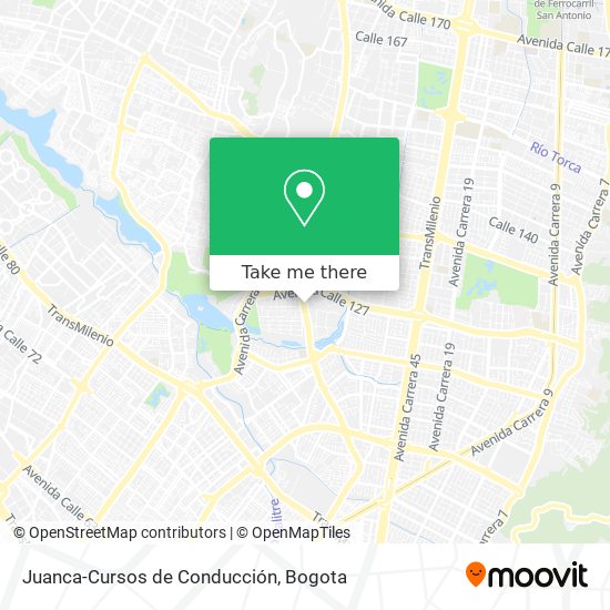 Mapa de Juanca-Cursos de Conducción