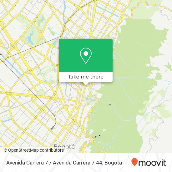 Avenida Carrera 7 / Avenida Carrera 7 44 map