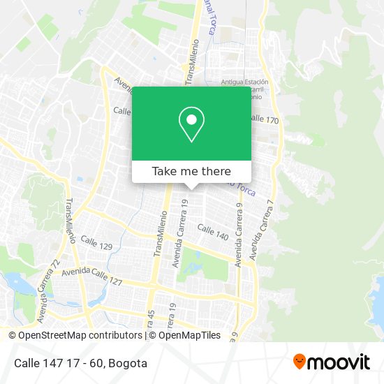 Mapa de Calle 147 17 - 60