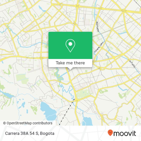 Mapa de Carrera 38A 54 S