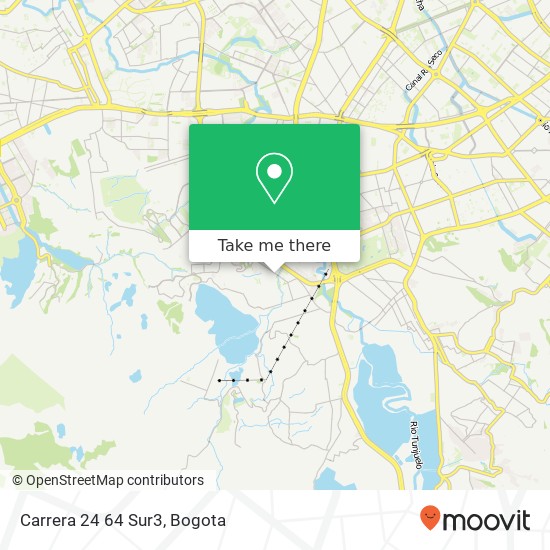 Mapa de Carrera 24 64 Sur3