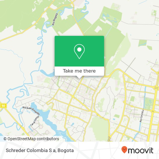 Schreder Colombia S a map