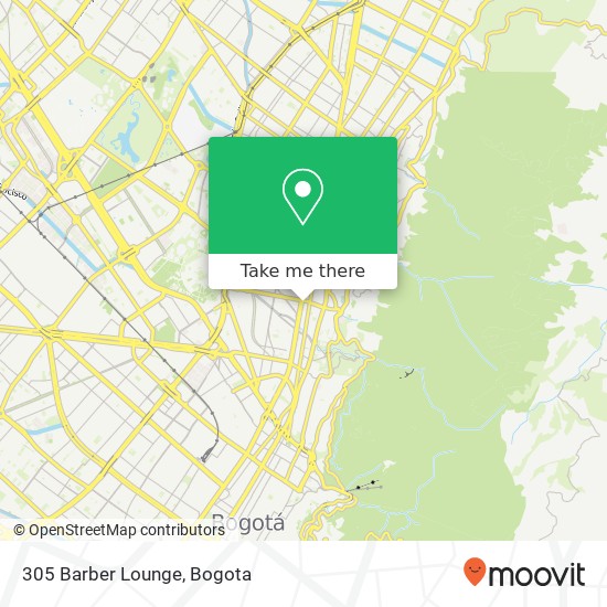 305 Barber Lounge map