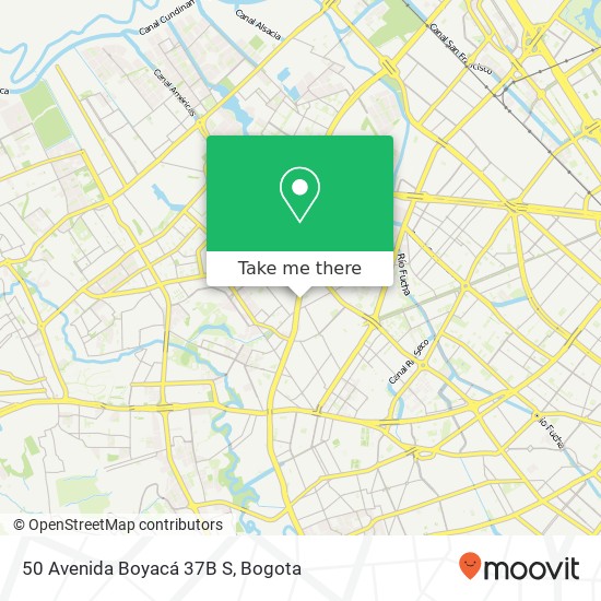 50 Avenida Boyacá 37B S map