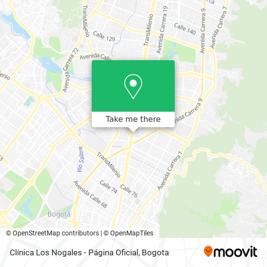 Clínica Los Nogales - Página Oficial map