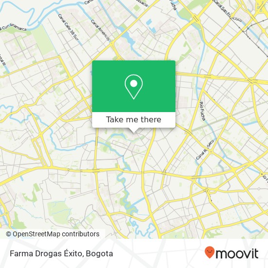 Farma Drogas Éxito map