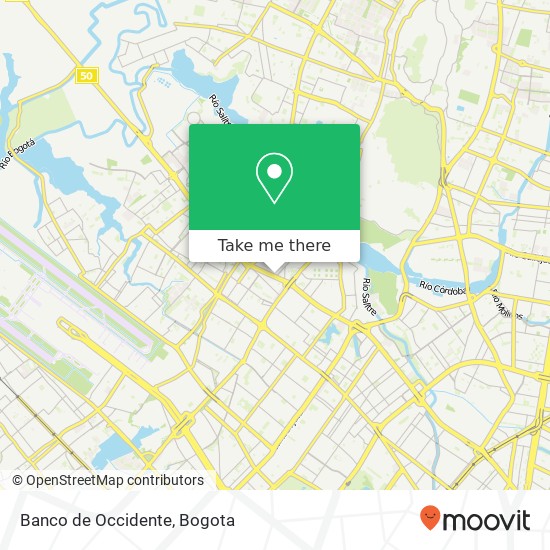 Banco de Occidente map