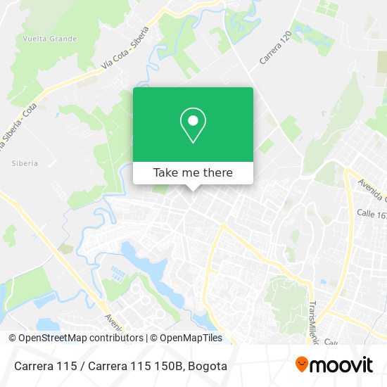 Carrera 115 / Carrera 115 150B map