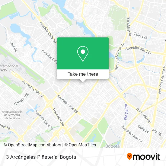 3 Arcángeles-Piñatería map