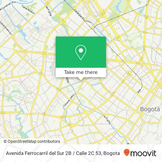 Avenida Ferrocarril del Sur 2B / Calle 2C 53 map
