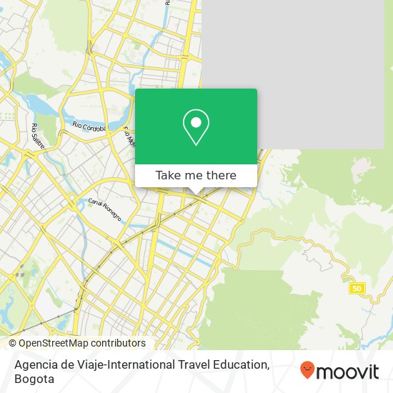 Agencia de Viaje-International Travel Education map